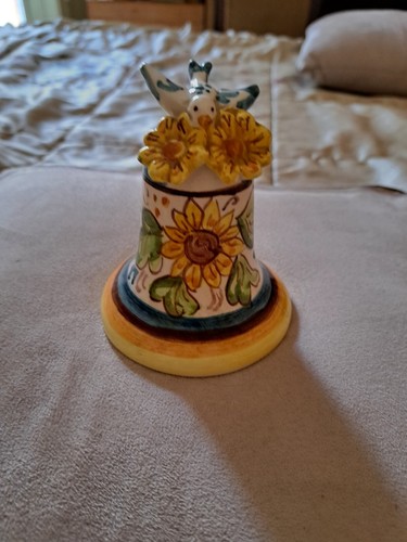 Campana ceramica caltagirone - campana,