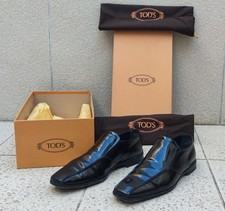 Scarpe nere Tod's in vera