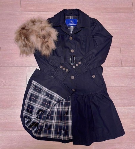 Burberry blue label trench - blue,