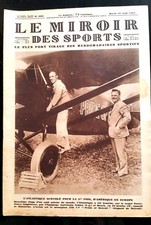 Miroir des Sports 30/8/1927; L'Atlantique survolé pour la 5eme fois d'USA à EU