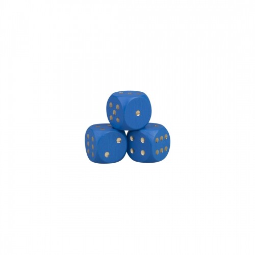 Cubetti legno 12mm blu - cubetti,