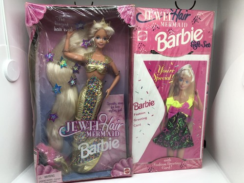 Barbie 1995 jewel hair - barbie,