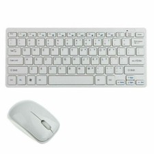 KIT TASTIERA E MOUSE MINI WIFI WIRELESS PER PC 2.4GHz KEYBOARD USB SENZA FILI
