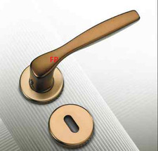 MANIGLIA PORTE INTERNE ALLUMINIO CON ROSETTA SICMA KIA COL BRONZO 83BR16
