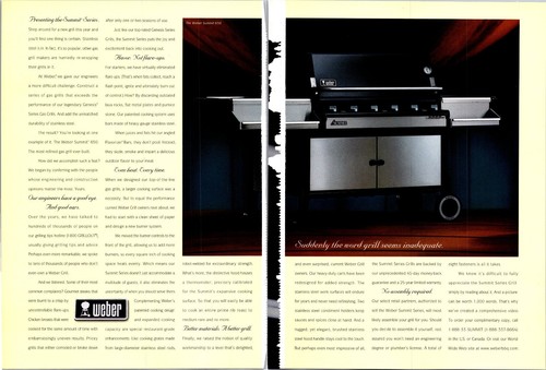 Weber summit 650 gas - summit, grill
