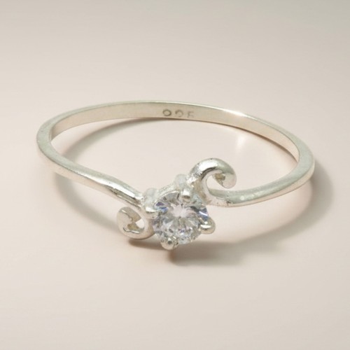 Elegante anello argento - elegante,