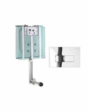 CASSETTA WC SCARICO PUCCI ECO DOPPIO SCARICO INCASSO CON PLACCA CROMATA 80130562