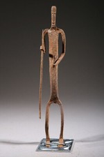 Art Africain statuette Fer noir Dogon Mali