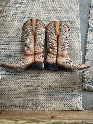 Stivali cowboy corallo - stivali,