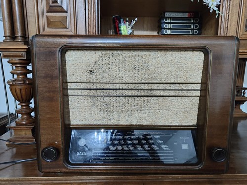 Radio valvole vintage saba - vintage,