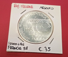 Repubblica italiana moneta 10000 lire argento silver Francia 98