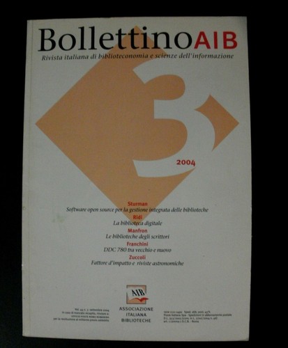 Bollettino aib 3 2004 - bollettino, 3-2004