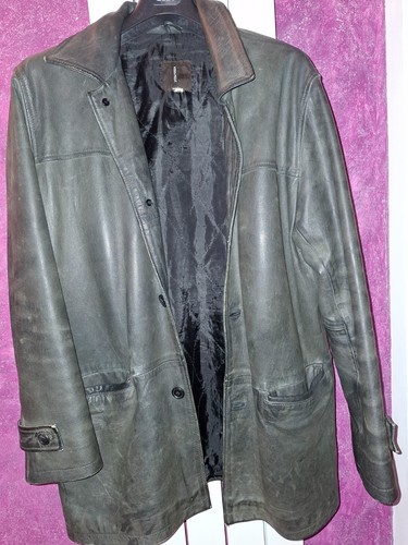 Giaccone pelle uomo mis 50 - in,