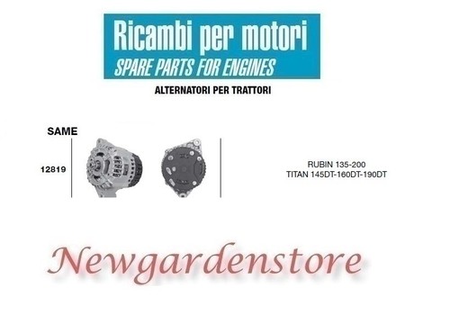 Alternatore 12819 same - 12819,