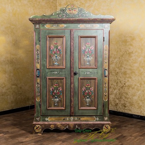 Voglauer armadio rustico - rustico, verde