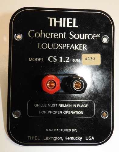 Thiel cs1 vassoio terminale - thiel, cs1.2