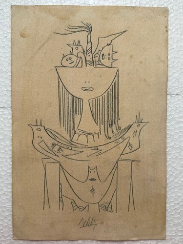 Quadro wifredo lam disegno - disegno, su