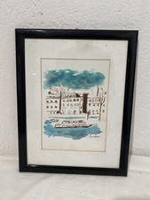 Quadro acquerello firmato