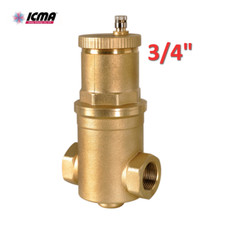 ICMA 740 - Disaeratore 3/4'' ad alta portata per impianti di riscaldamento e con