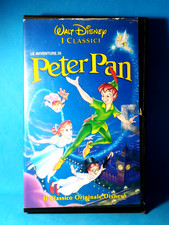 VHS FILM PETER PAN VIDEOCASSETTA CARTONI ANIMATI DA COLLEZIONE