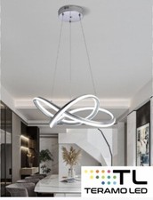 Lampadario Led Moderno Luce Fredda 6400K