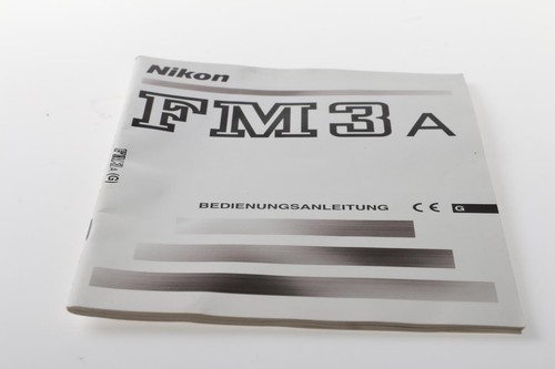 Nikon fm3a manuale - fm3a, di
