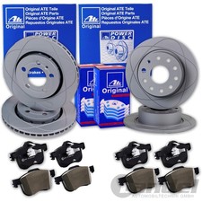 DISCHI FRENO ATE PowerDisc + pastiglie anteriori + posteriori per FORD MONDEO 3 III MK3