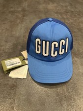 Gucci Blue Hat Logo Baseball