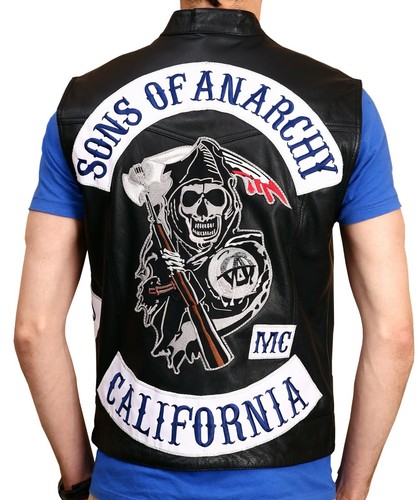 Gilet sons anarchy jax moto - anarchy,