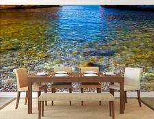 3D Water Stones R1878 Wallpaper Wall Mural Self-adhesive Removable Kay