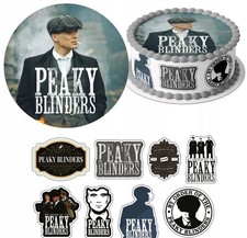 Peaky Blinders Film Commestibile Zucchero Immagine Torta Topper + 4 Muffin