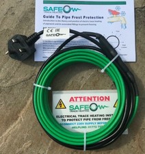 Safetrace - Kit riscaldamento traccia 15m per tubo PROTEZIONE ANTIGELO. Pre assemblato.