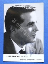 Autografo del cantante lirico