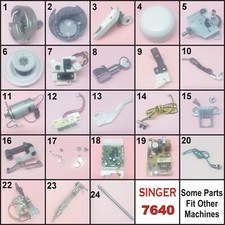 SINGER GENUINE 7640 USED PARTS