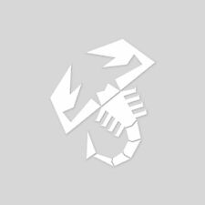 Adesivi per Abarth Scorpione Bianco 153 mm