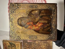 Antica icona russa - , "madre