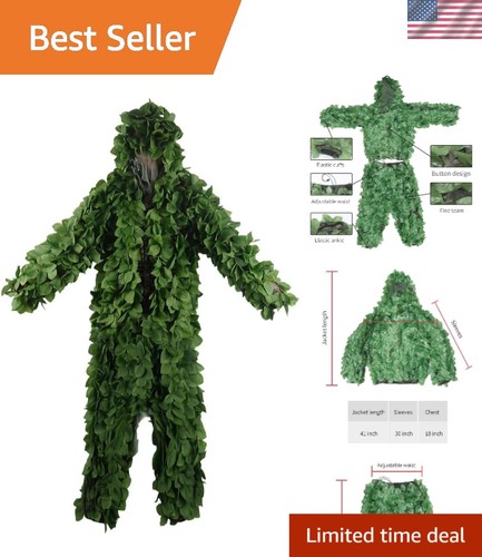 Tuta ghillie mimetica foglia - mimetica,