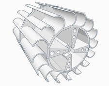 Ruota turbina acqua XXL non