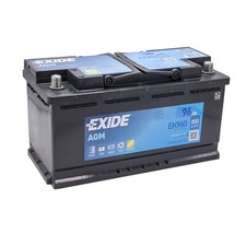 Batteria auto EXIDE EK960 START STOP AGM 12V 96AH 850EN POSITIVO +DX = VR850