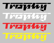 2 adesivi MZ Trophy ES ES125 ES150 ES175 ES250 ES175/2 ES250/2 auto d'epoca