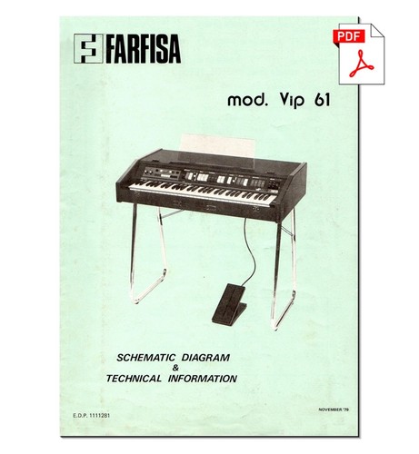 Farfisa vip service manual - farfisa, vip-61