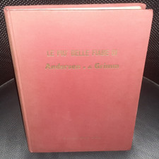 LIBRO VINTAGE Le più belle fiabe di ANDERSEN e GRIMM PERRAULT Collana rosa d'oro