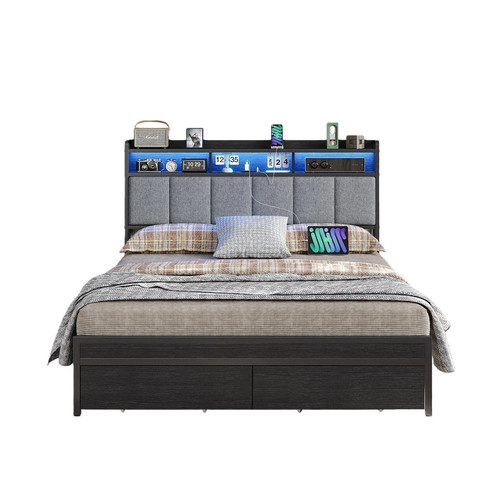 Struttura letto led completa - struttura,