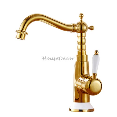 Rubinetto bagno ottone oro