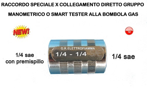 Raccordo dritto premi - raccordo,
