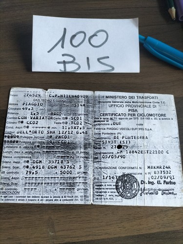 Piaggio ciao si4m fotocopia - ciao,
