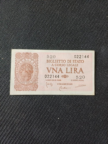 Banconota lira regno - banconota, 1