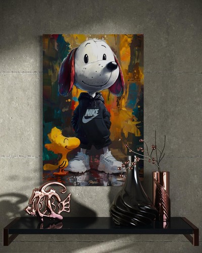 Quadro tela snoopy - su,