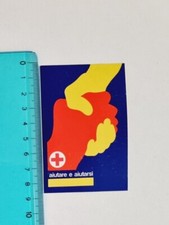 ADESIVO CROCE ROSSA AIUTARE E