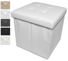 Pouf Puff Contenitore Ecopelle